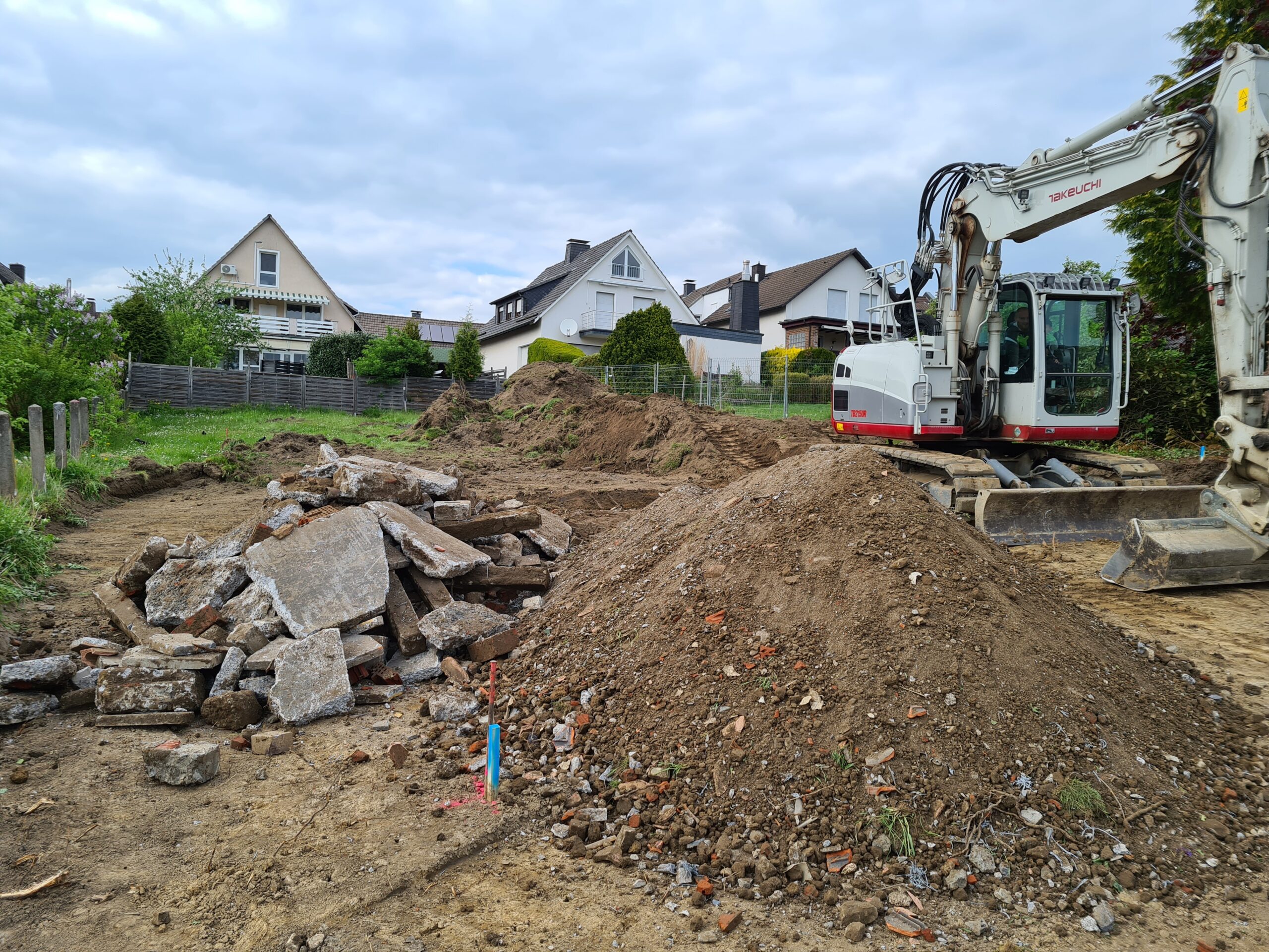 Erdarbeiten Tag 1