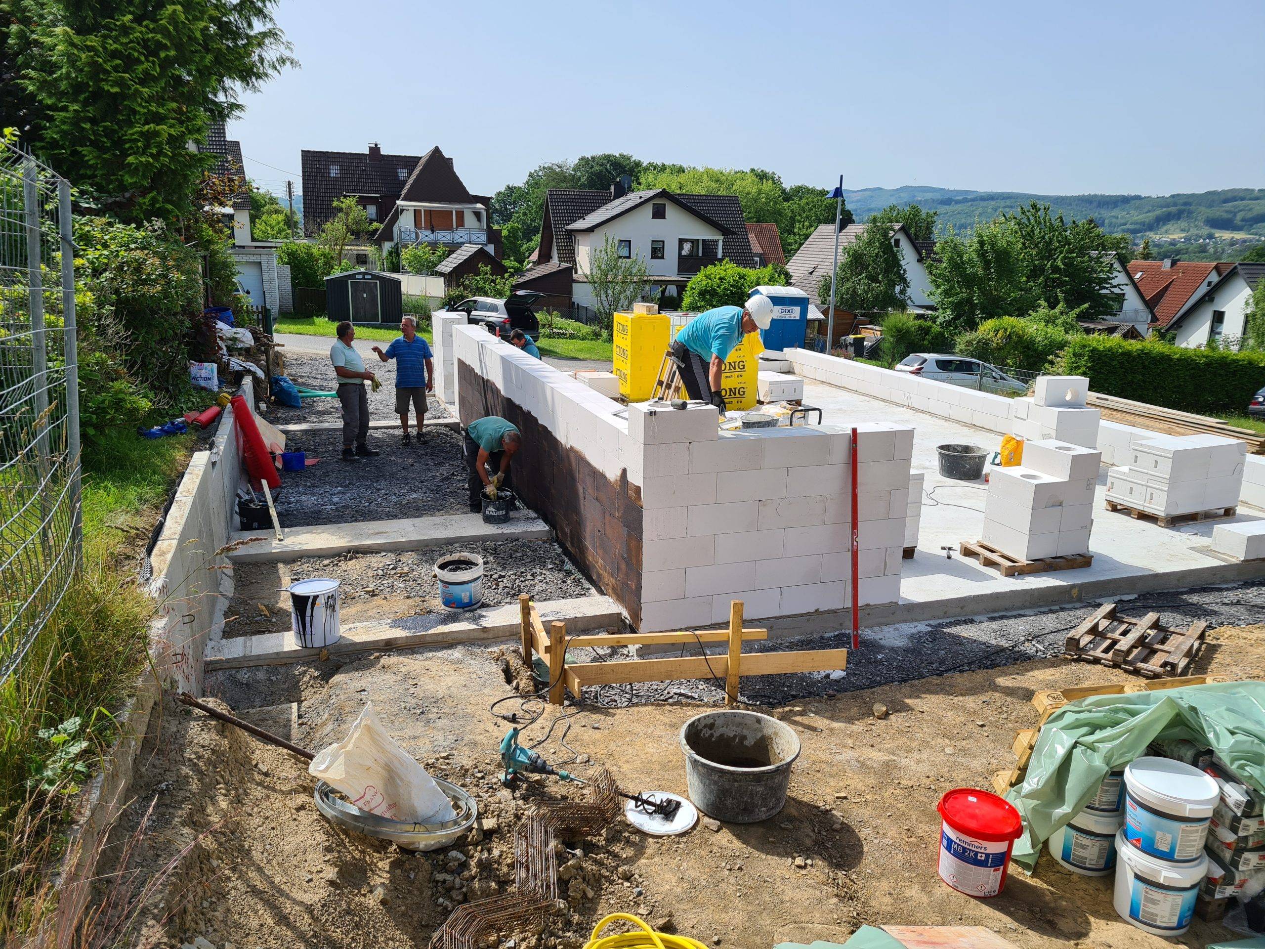 Mauerarbeiten EG 2